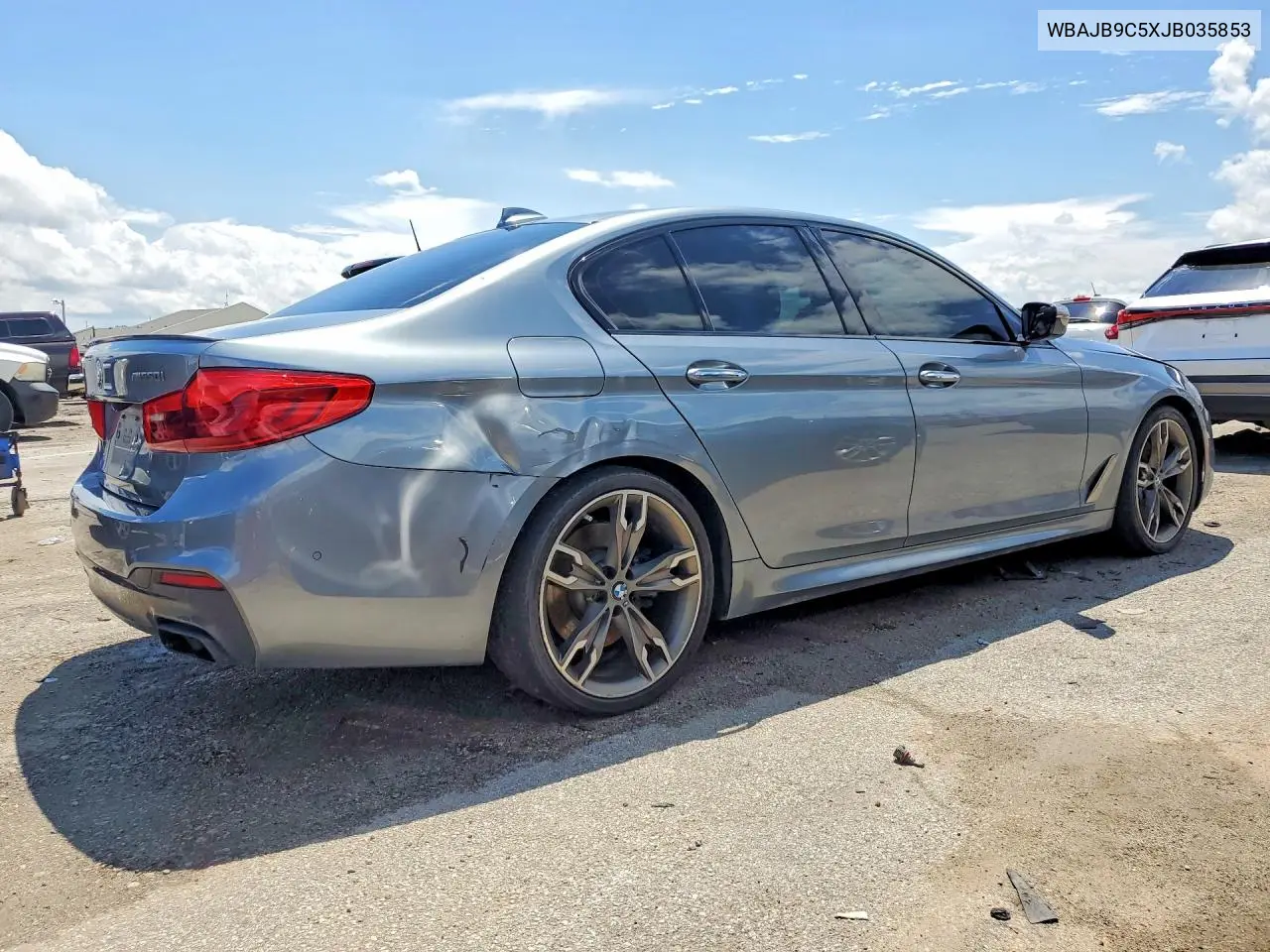 2018 BMW M550Xi VIN: WBAJB9C5XJB035853 Lot: 56502486