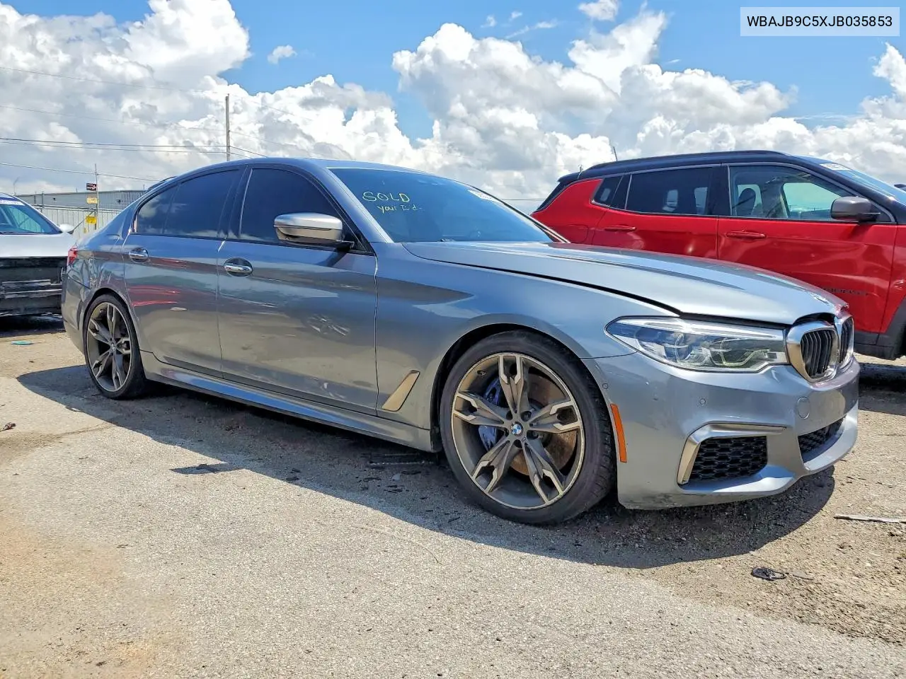 2018 BMW M550Xi VIN: WBAJB9C5XJB035853 Lot: 56502486