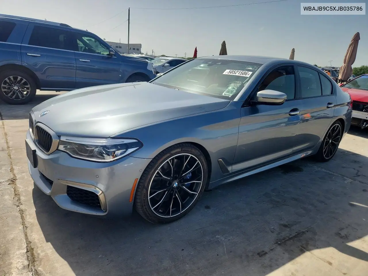 2018 BMW M550Xi VIN: WBAJB9C5XJB035786 Lot: 58521586