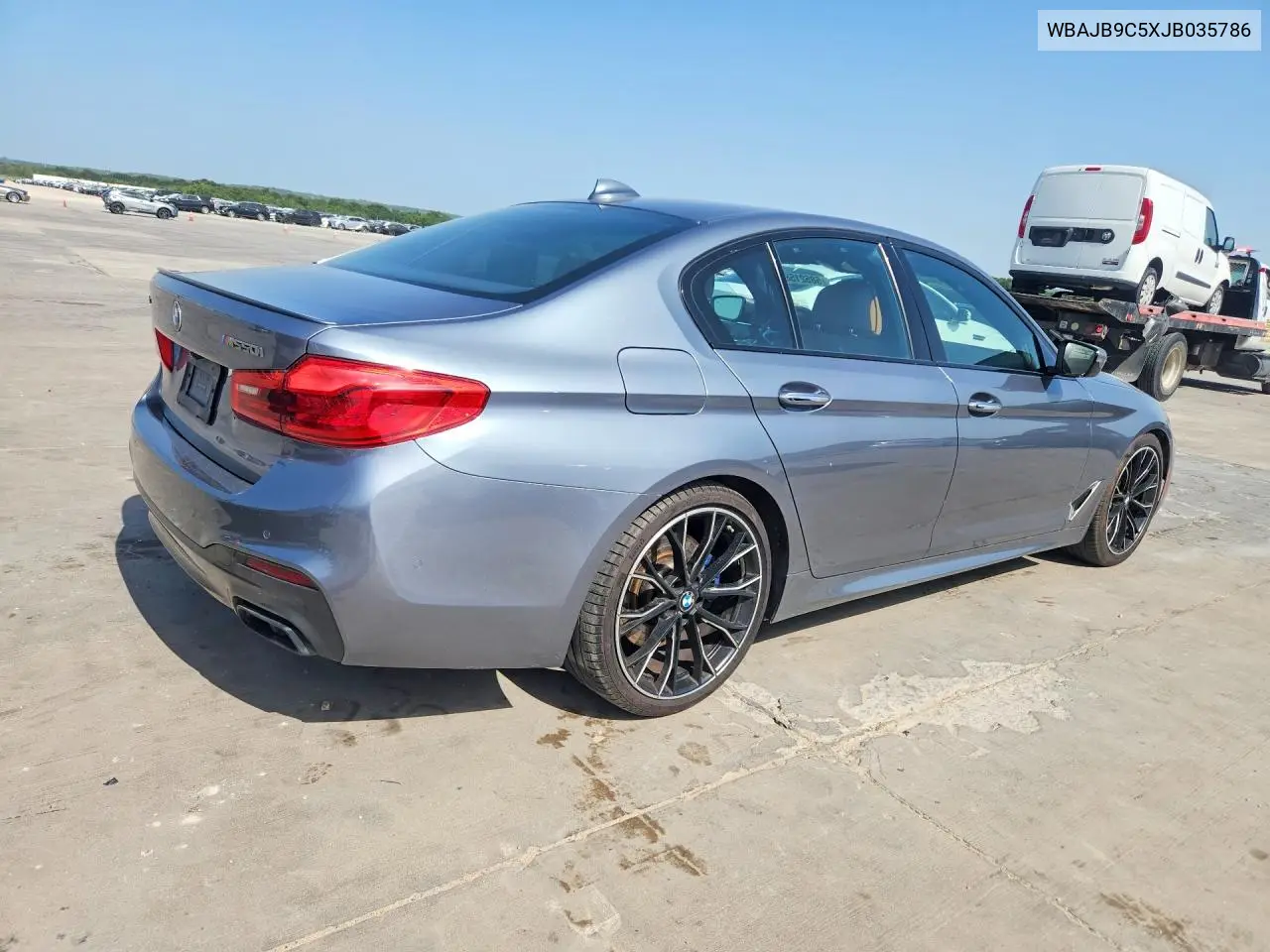 2018 BMW M550Xi VIN: WBAJB9C5XJB035786 Lot: 58521586