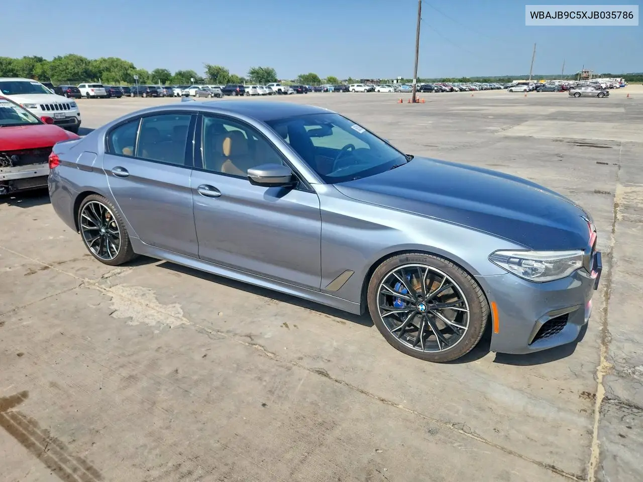2018 BMW M550Xi VIN: WBAJB9C5XJB035786 Lot: 58521586