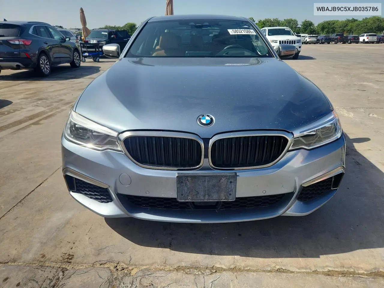 2018 BMW M550Xi VIN: WBAJB9C5XJB035786 Lot: 58521586