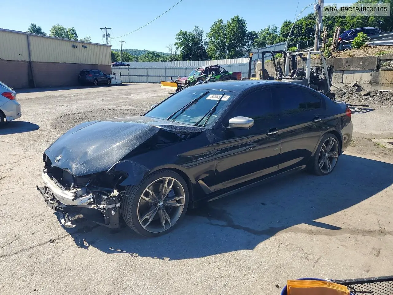 2018 BMW M550Xi VIN: WBAJB9C59JB036105 Lot: 58569576
