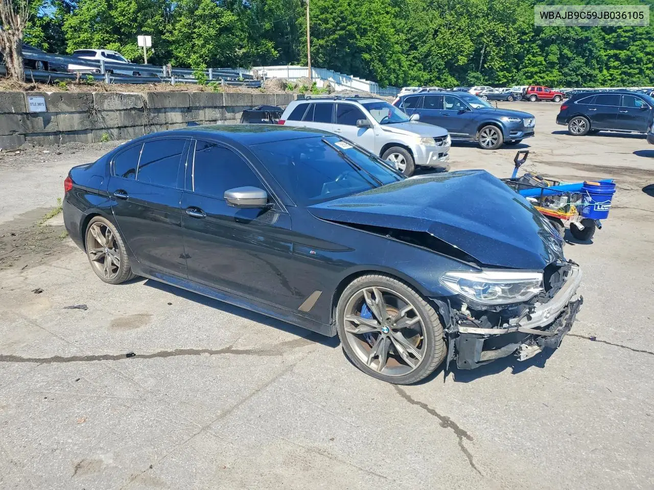 2018 BMW M550Xi VIN: WBAJB9C59JB036105 Lot: 58569576