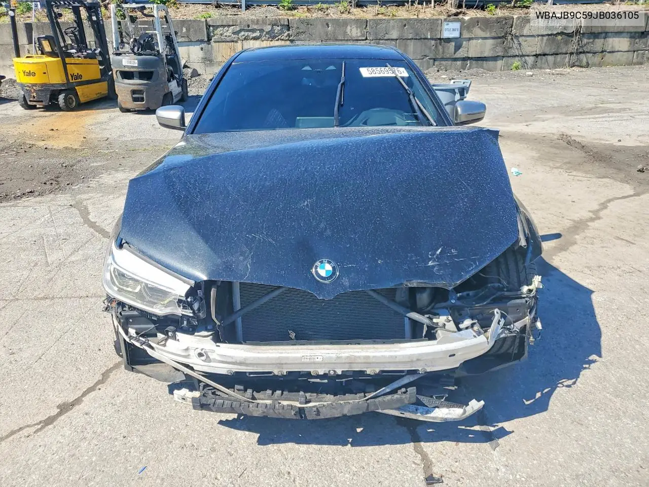 2018 BMW M550Xi VIN: WBAJB9C59JB036105 Lot: 58569576