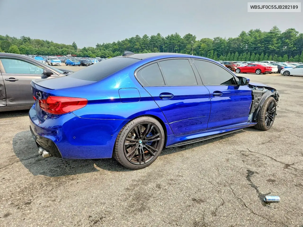 2018 BMW M5 VIN: WBSJF0C55JB282189 Lot: 60030196