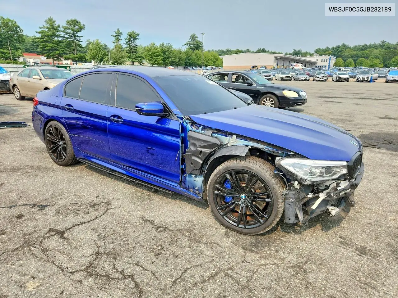 2018 BMW M5 VIN: WBSJF0C55JB282189 Lot: 60030196