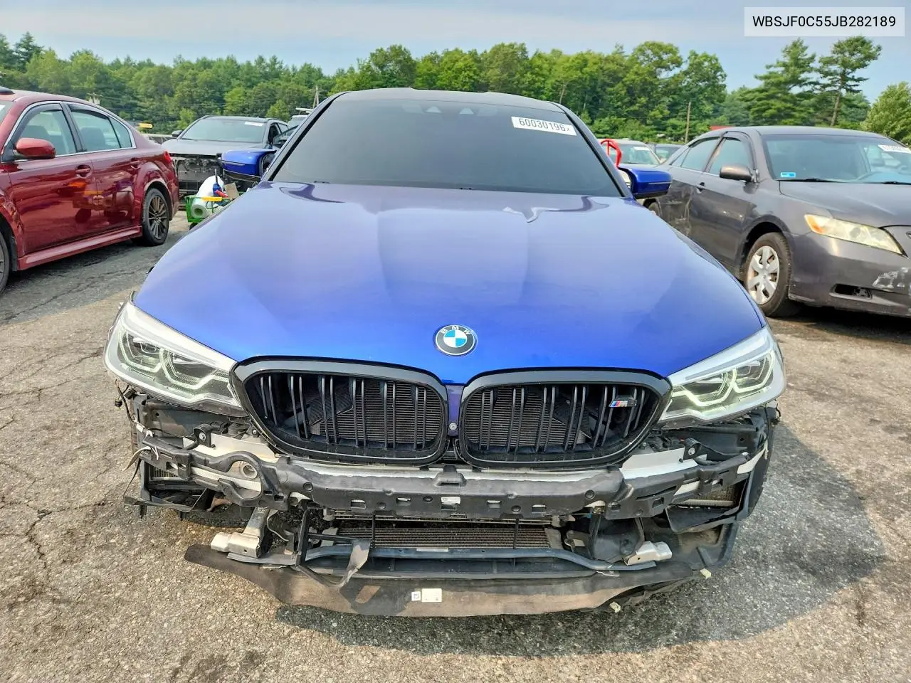 2018 BMW M5 VIN: WBSJF0C55JB282189 Lot: 60030196