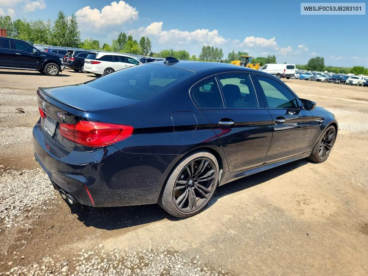 2018 BMW M5 VIN: WBSJF0C53JB283101 Lot: 60444916