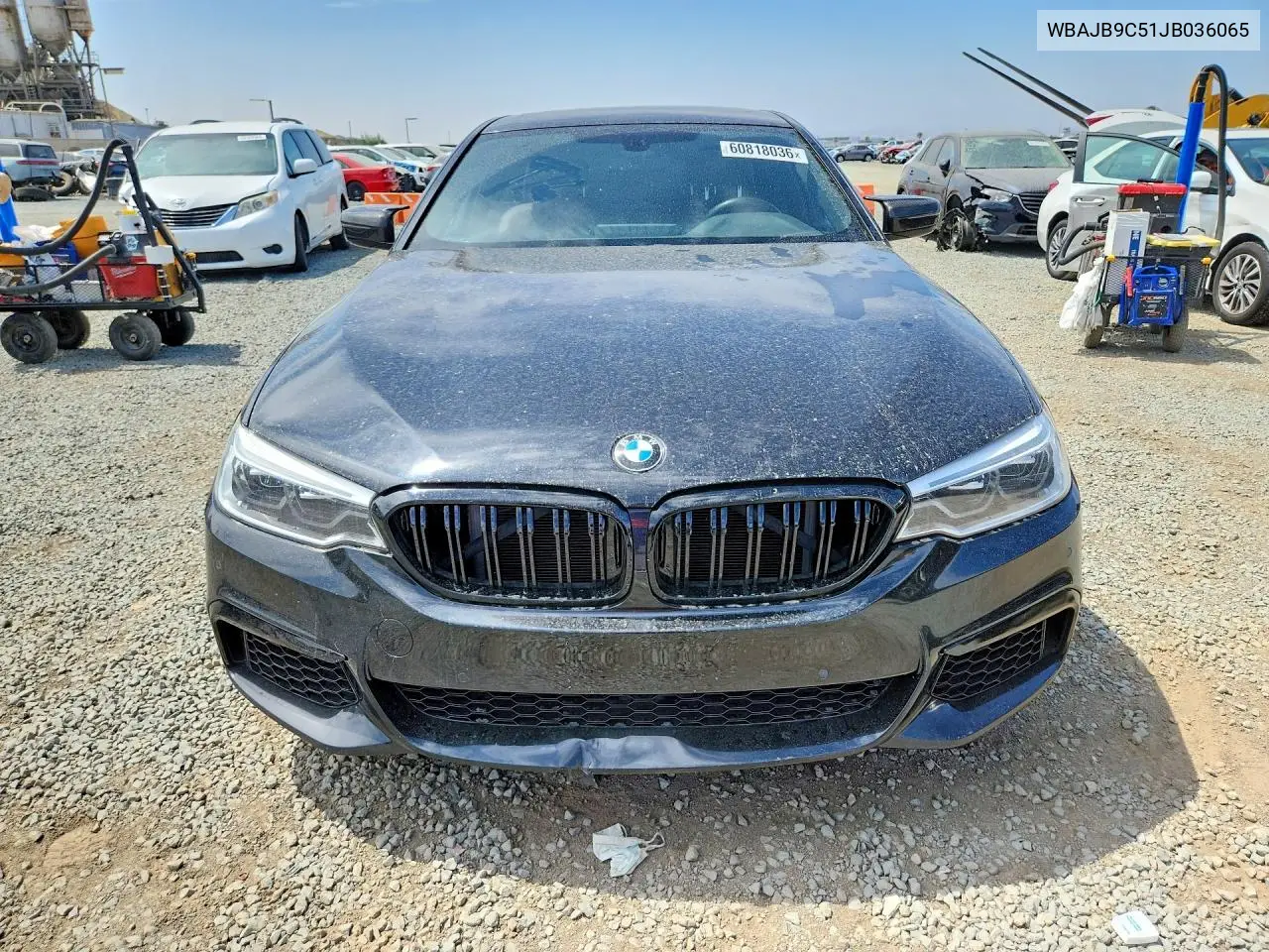 2018 BMW M550Xi VIN: WBAJB9C51JB036065 Lot: 60818036