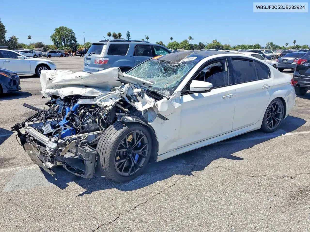 2018 BMW M5 VIN: WBSJF0C53JB283924 Lot: 61221406