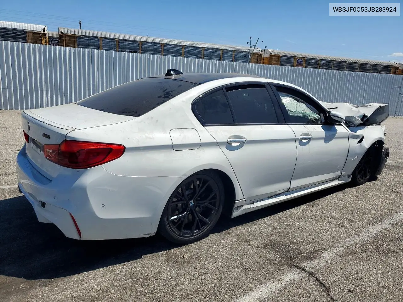 2018 BMW M5 VIN: WBSJF0C53JB283924 Lot: 61221406