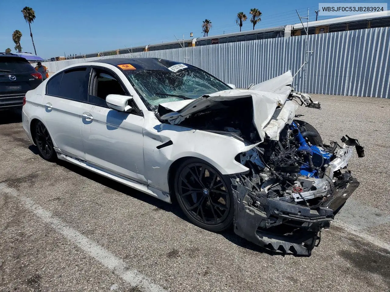 2018 BMW M5 VIN: WBSJF0C53JB283924 Lot: 61221406