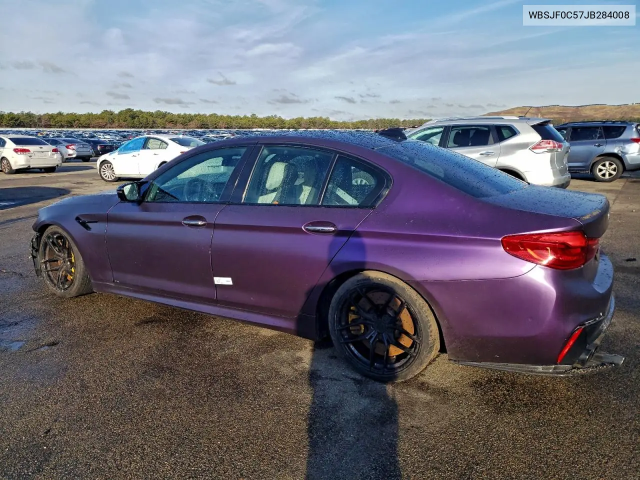 2018 BMW M5 VIN: WBSJF0C57JB284008 Lot: 61466186