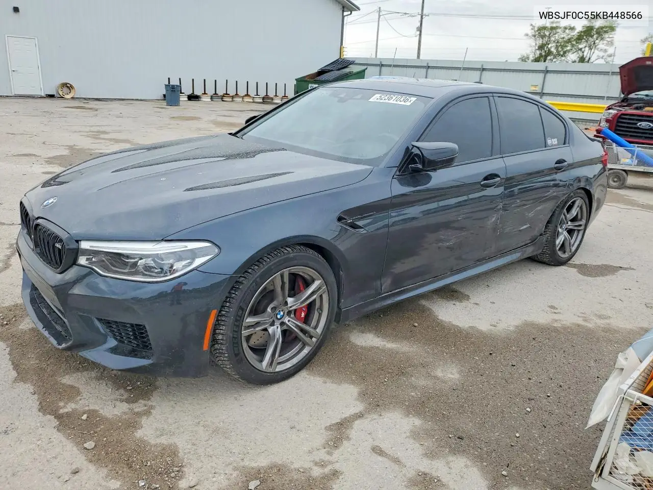 2019 BMW M5 VIN: WBSJF0C55KB448566 Lot: 52361036