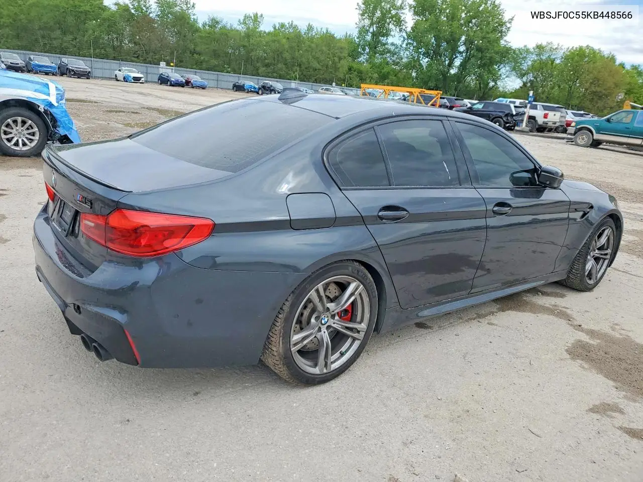2019 BMW M5 VIN: WBSJF0C55KB448566 Lot: 52361036