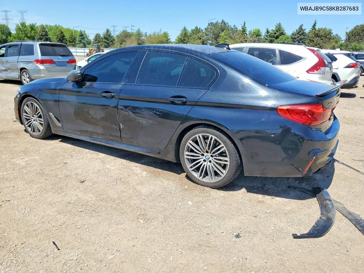 2019 BMW M550Xi VIN: WBAJB9C58KB287683 Lot: 53135276