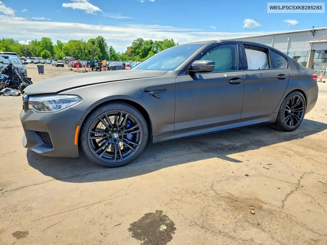 2019 BMW M5 VIN: WBSJF0C5XKB285283 Lot: 55210266