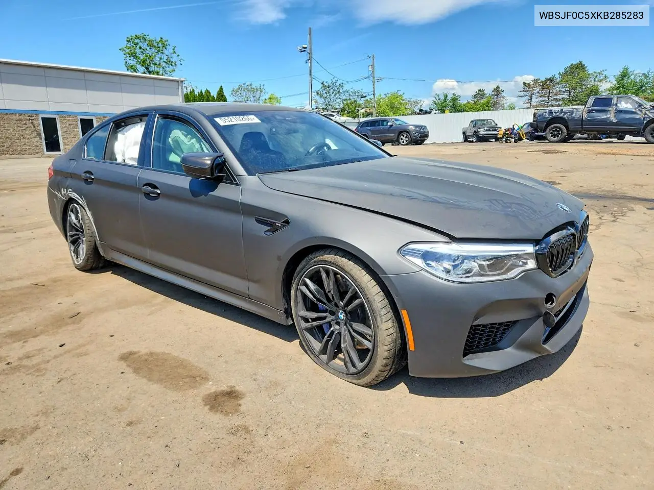 2019 BMW M5 VIN: WBSJF0C5XKB285283 Lot: 55210266