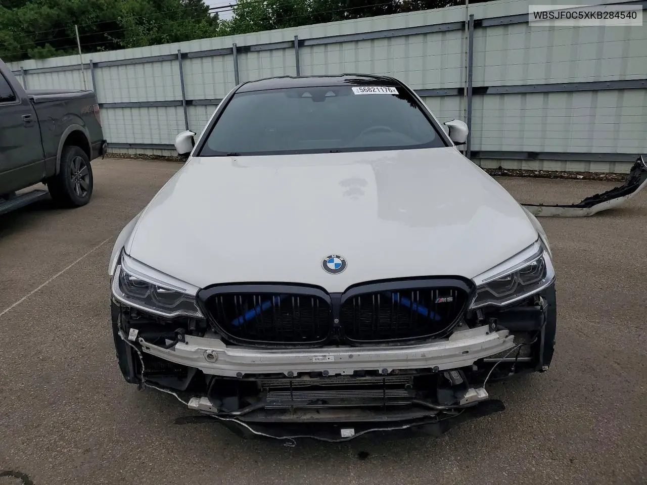 2019 BMW M5 VIN: WBSJF0C5XKB284540 Lot: 56821176