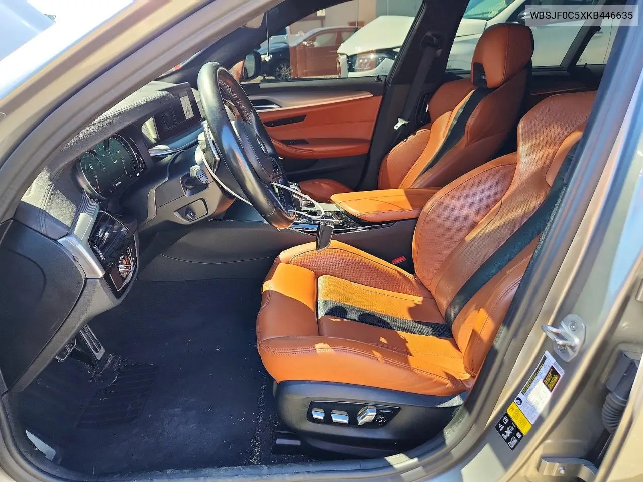 2019 BMW M5 VIN: WBSJF0C5XKB446635 Lot: 57634126