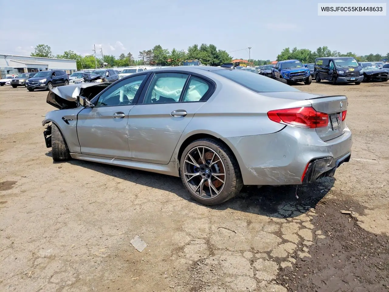 2019 BMW M5 VIN: WBSJF0C55KB448633 Lot: 57757516