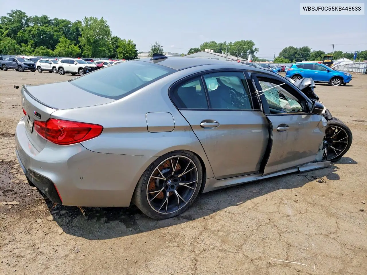 2019 BMW M5 VIN: WBSJF0C55KB448633 Lot: 57757516