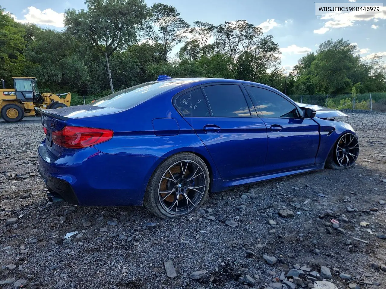 2019 BMW M5 VIN: WBSJF0C59KB446979 Lot: 60402116