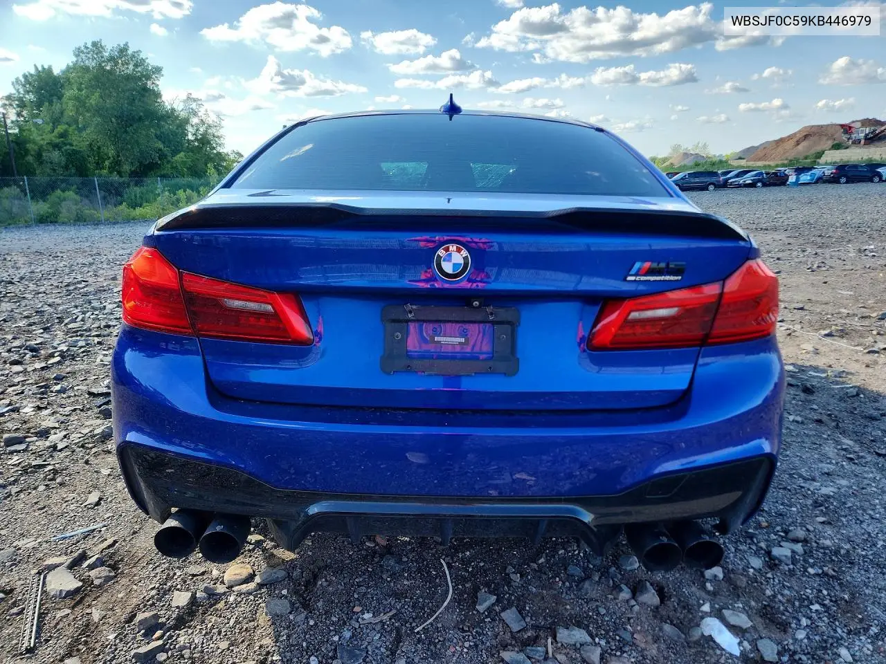 2019 BMW M5 VIN: WBSJF0C59KB446979 Lot: 60402116