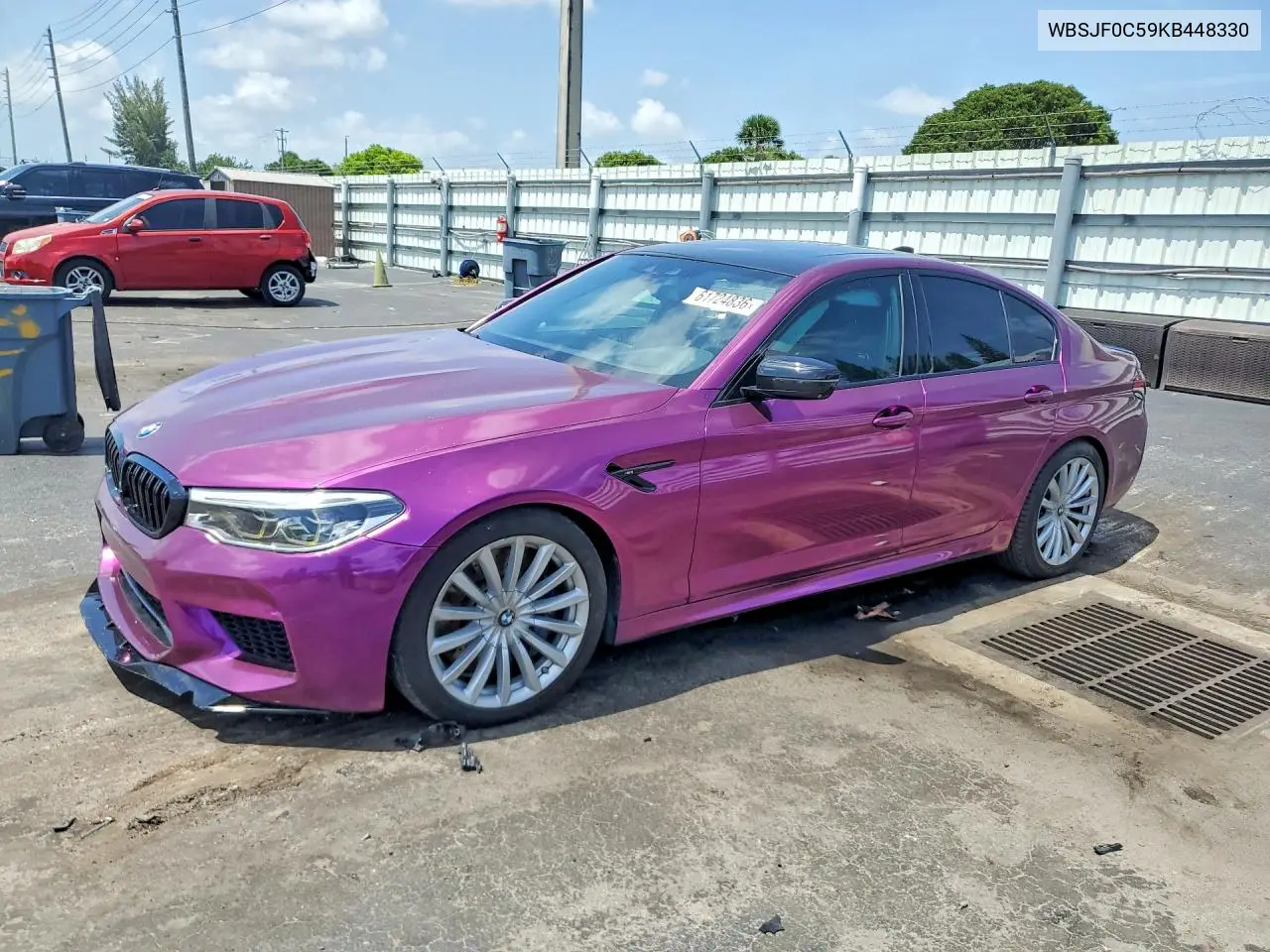 2019 BMW M5 VIN: WBSJF0C59KB448330 Lot: 61724836