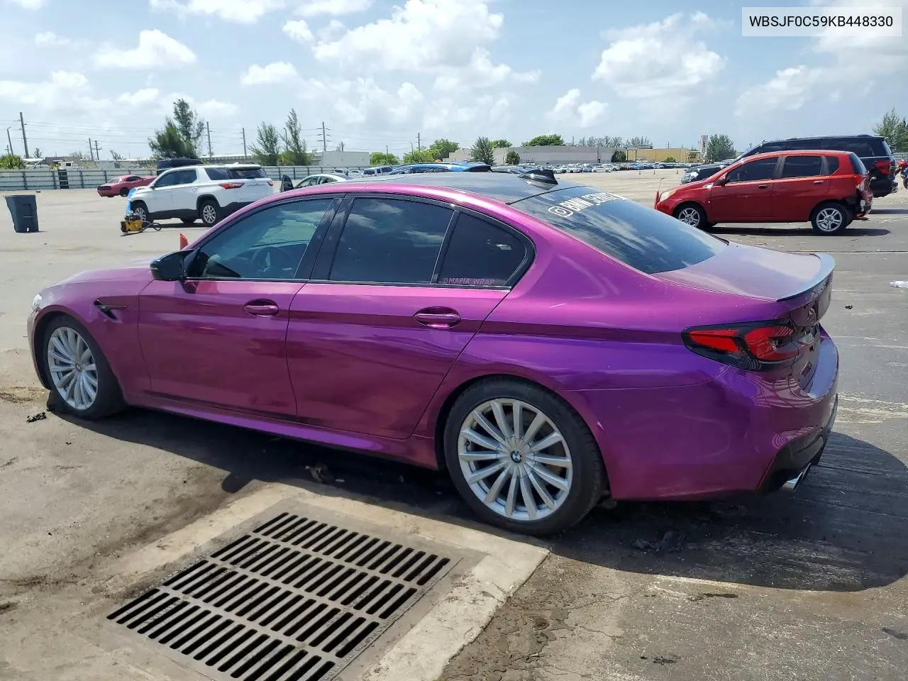 2019 BMW M5 VIN: WBSJF0C59KB448330 Lot: 61724836
