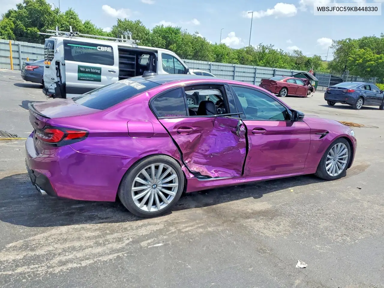2019 BMW M5 VIN: WBSJF0C59KB448330 Lot: 61724836