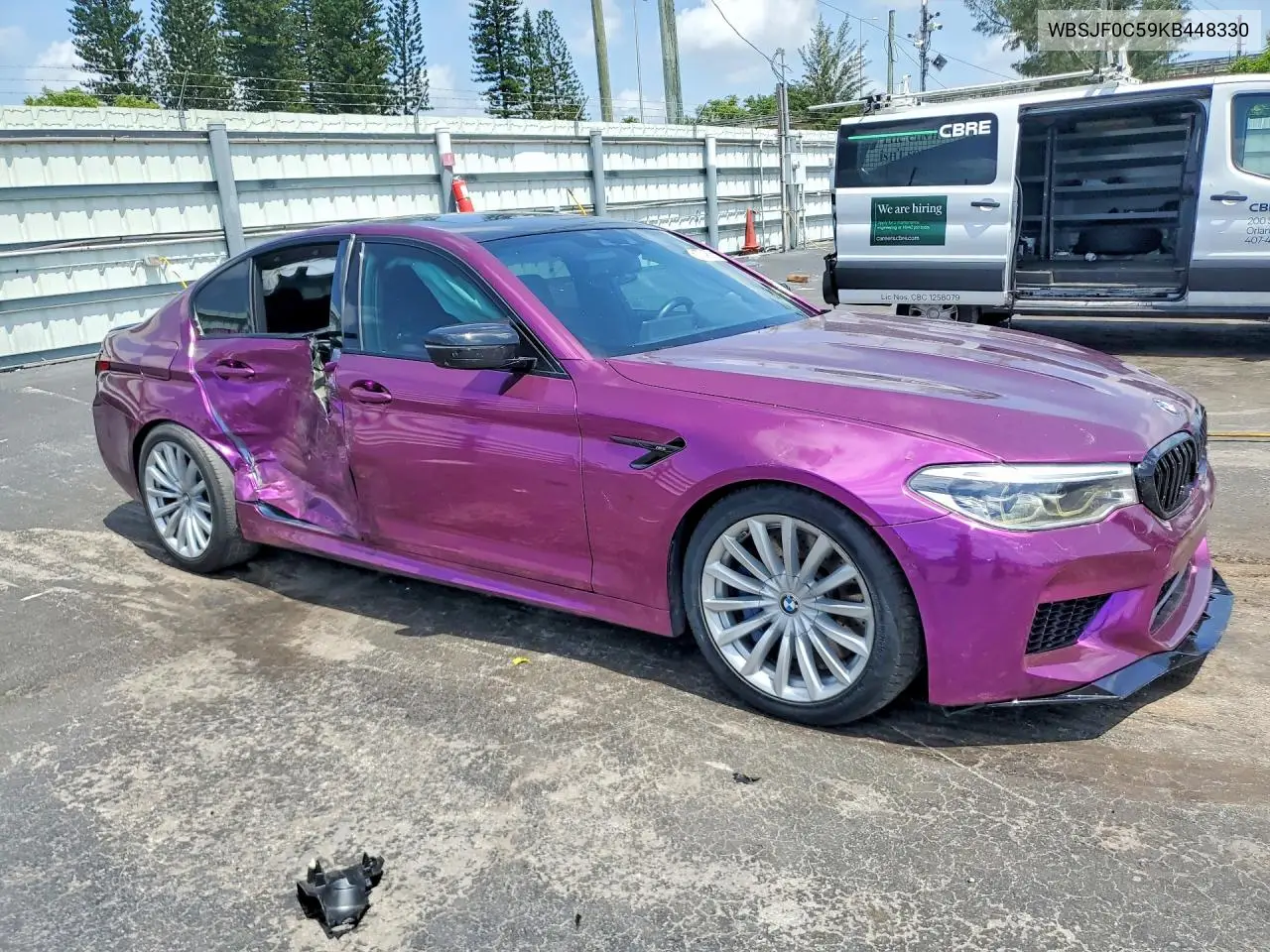 2019 BMW M5 VIN: WBSJF0C59KB448330 Lot: 61724836