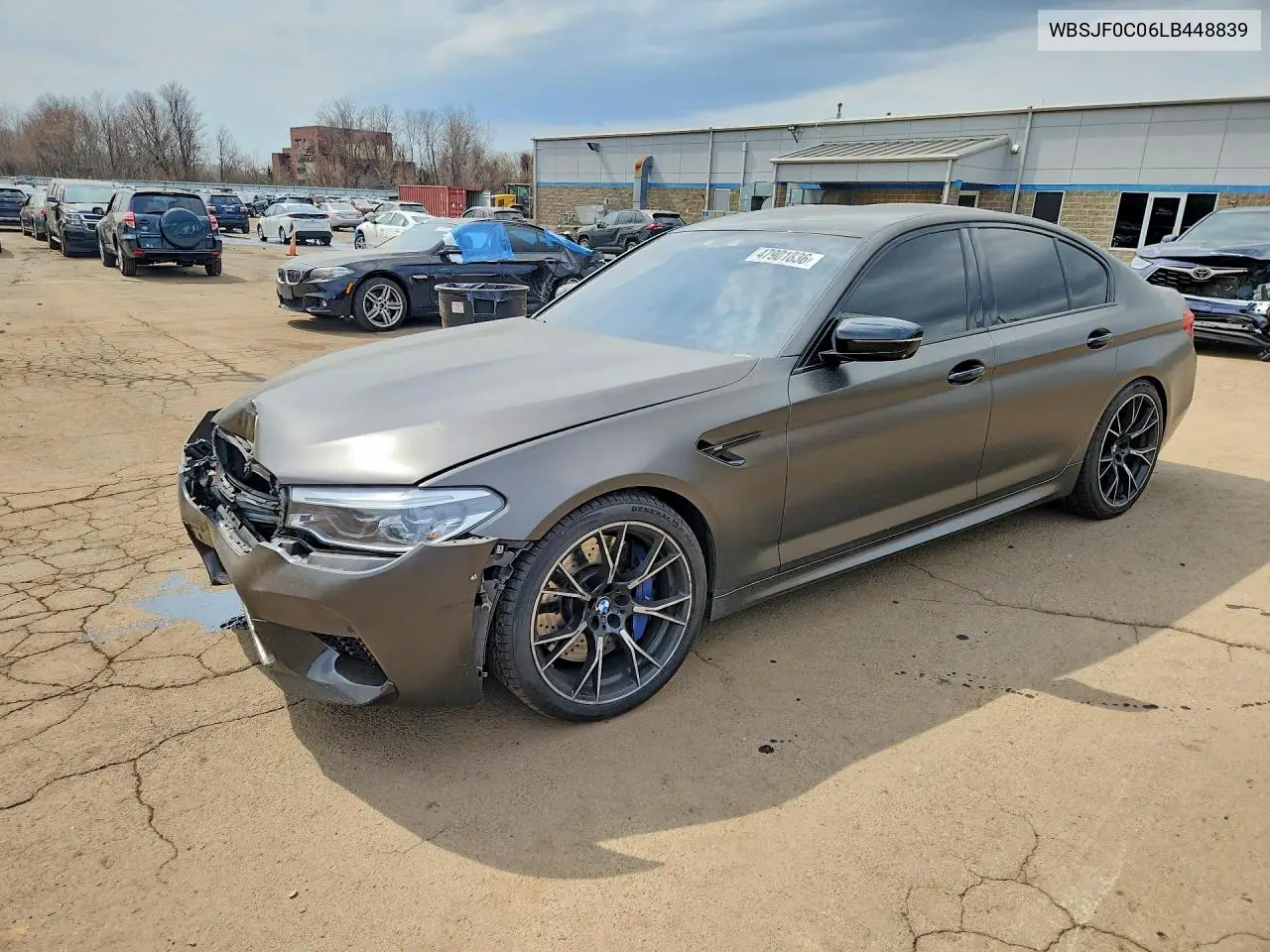 2020 BMW M5 M5 Competition VIN: WBSJF0C06LB448839 Lot: 47901836
