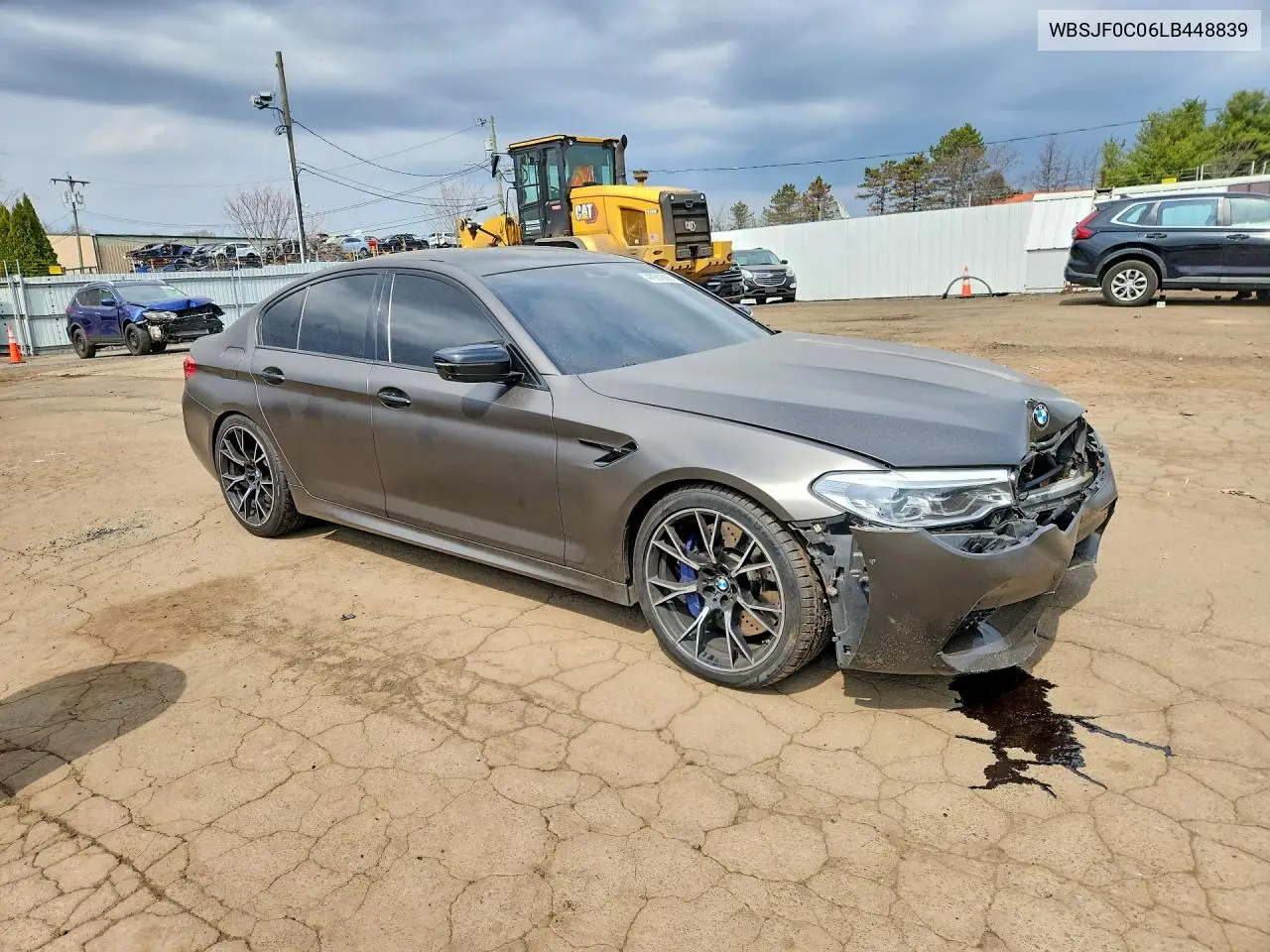 2020 BMW M5 M5 Competition VIN: WBSJF0C06LB448839 Lot: 47901836
