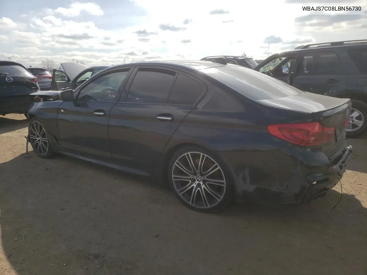 2020 BMW M550Xi VIN: WBAJS7C08LBN56730 Lot: 48640986