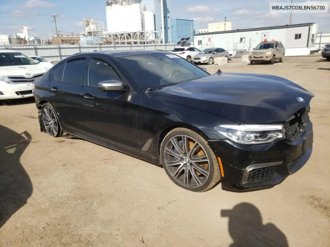 2020 BMW M550Xi VIN: WBAJS7C08LBN56730 Lot: 48640986