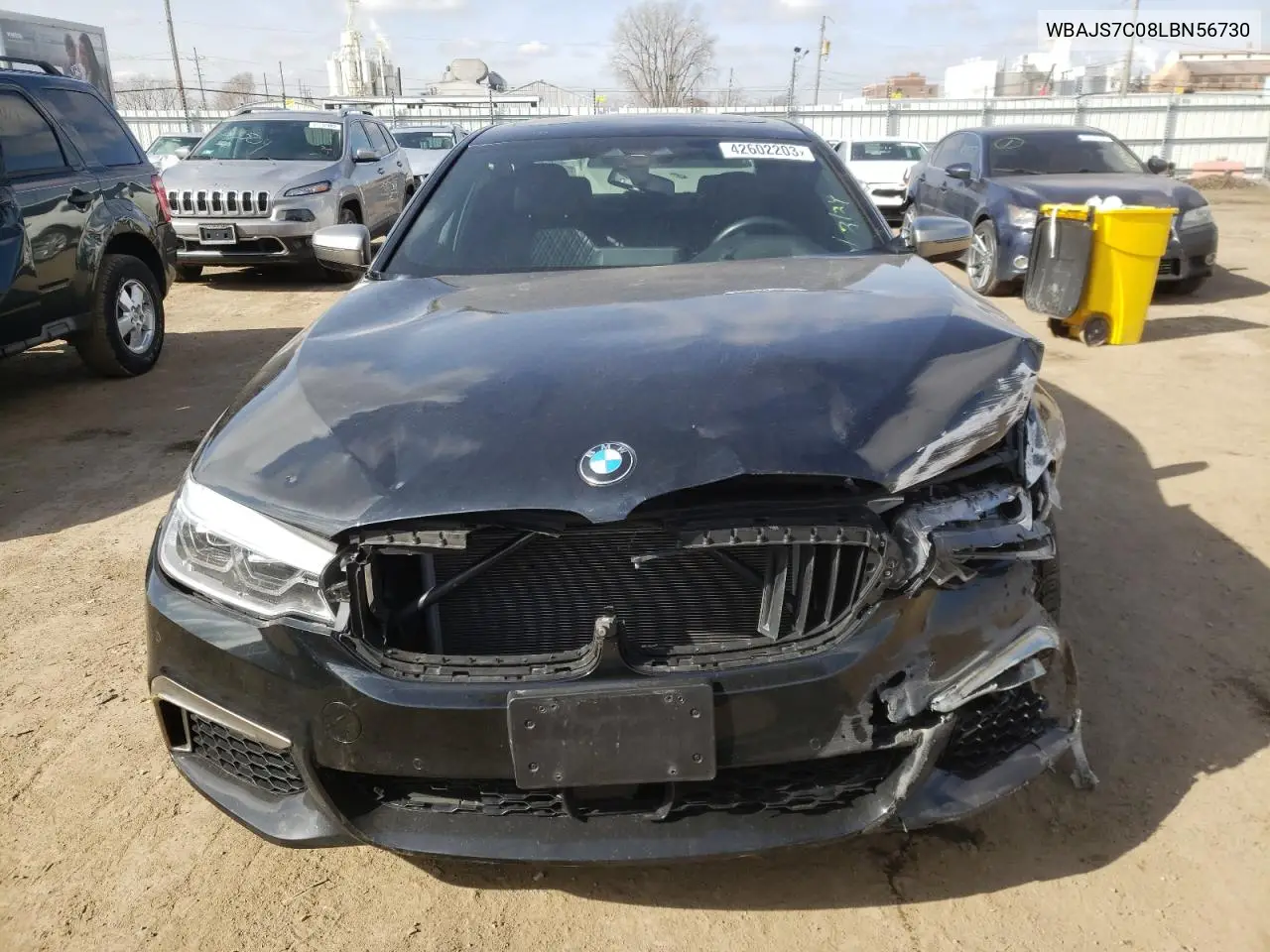 2020 BMW M550Xi VIN: WBAJS7C08LBN56730 Lot: 48640986