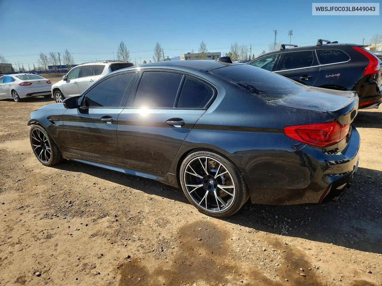 2020 BMW M5 Base VIN: WBSJF0C03LB449043 Lot: 50945096
