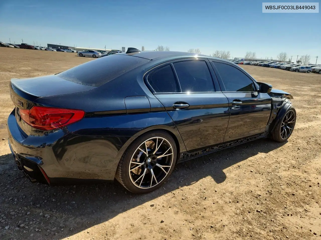 2020 BMW M5 Base VIN: WBSJF0C03LB449043 Lot: 50945096