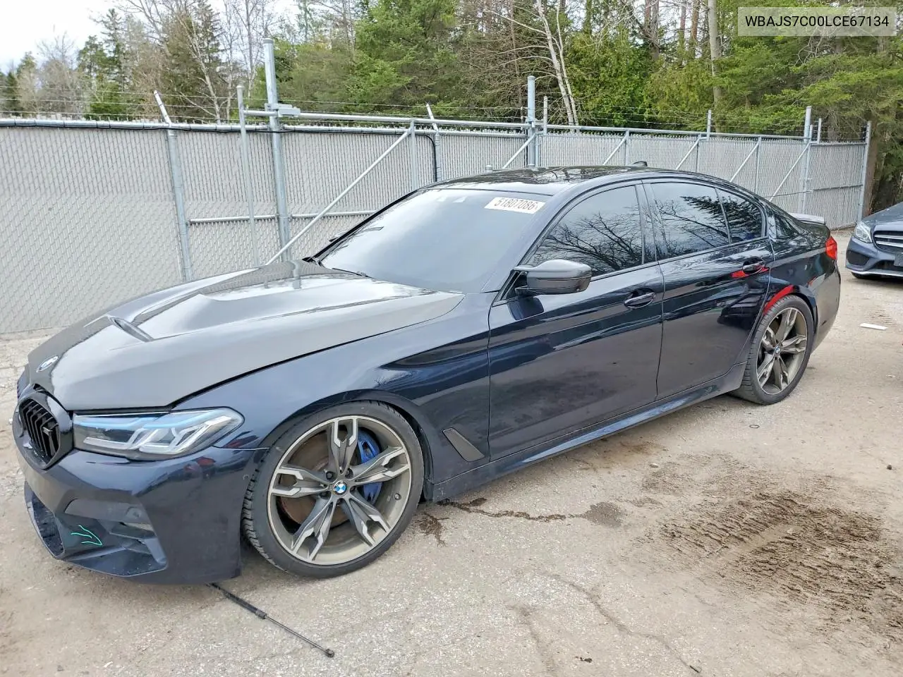 2020 BMW M550Xi VIN: WBAJS7C00LCE67134 Lot: 51807086