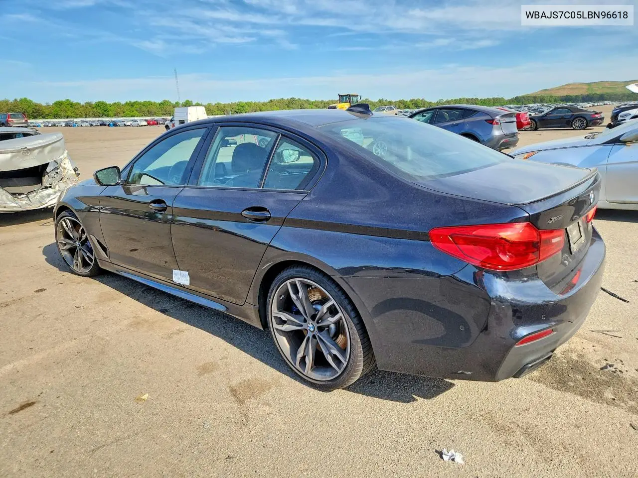 2020 BMW M550Xi VIN: WBAJS7C05LBN96618 Lot: 56043586