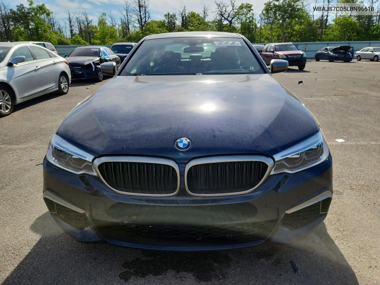 2020 BMW M550Xi VIN: WBAJS7C05LBN96618 Lot: 56043586