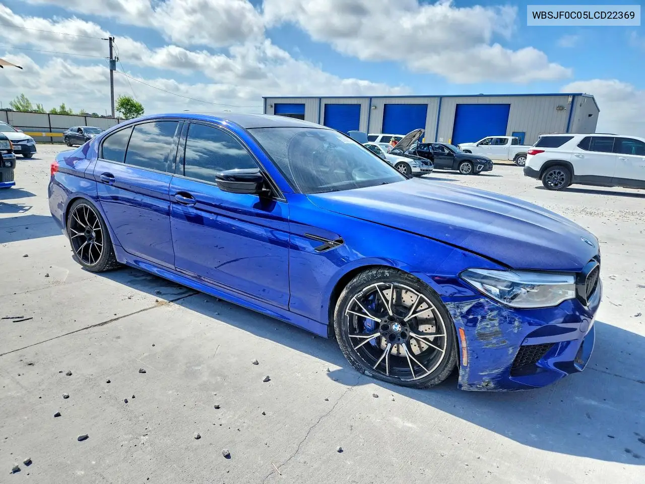 2020 BMW M5 Base VIN: WBSJF0C05LCD22369 Lot: 57843536