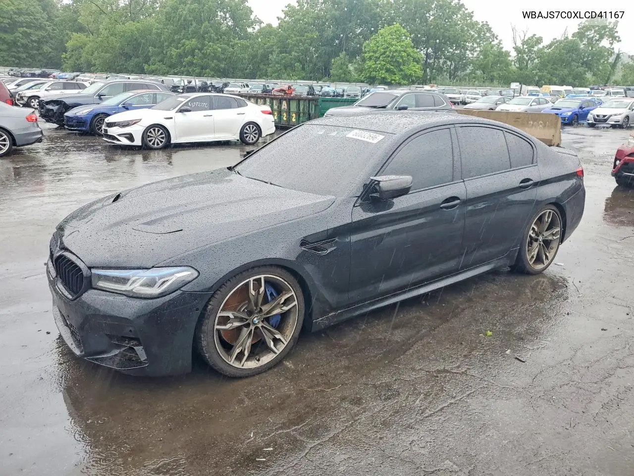 2020 BMW M550Xi VIN: WBAJS7C0XLCD41167 Lot: 60032696