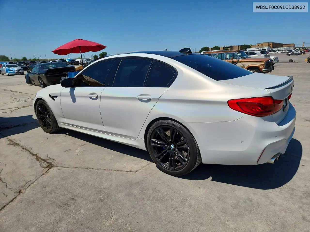 2020 BMW M5 Base VIN: WBSJF0C09LCD38932 Lot: 60300156