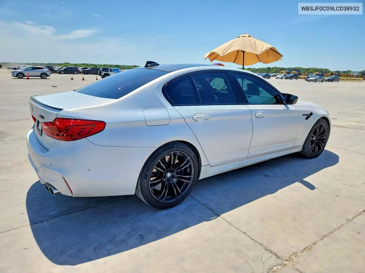 2020 BMW M5 Base VIN: WBSJF0C09LCD38932 Lot: 60300156