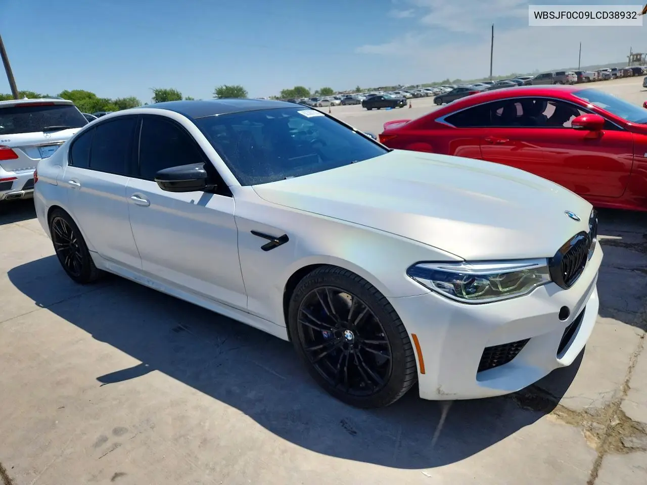 2020 BMW M5 Base VIN: WBSJF0C09LCD38932 Lot: 60300156