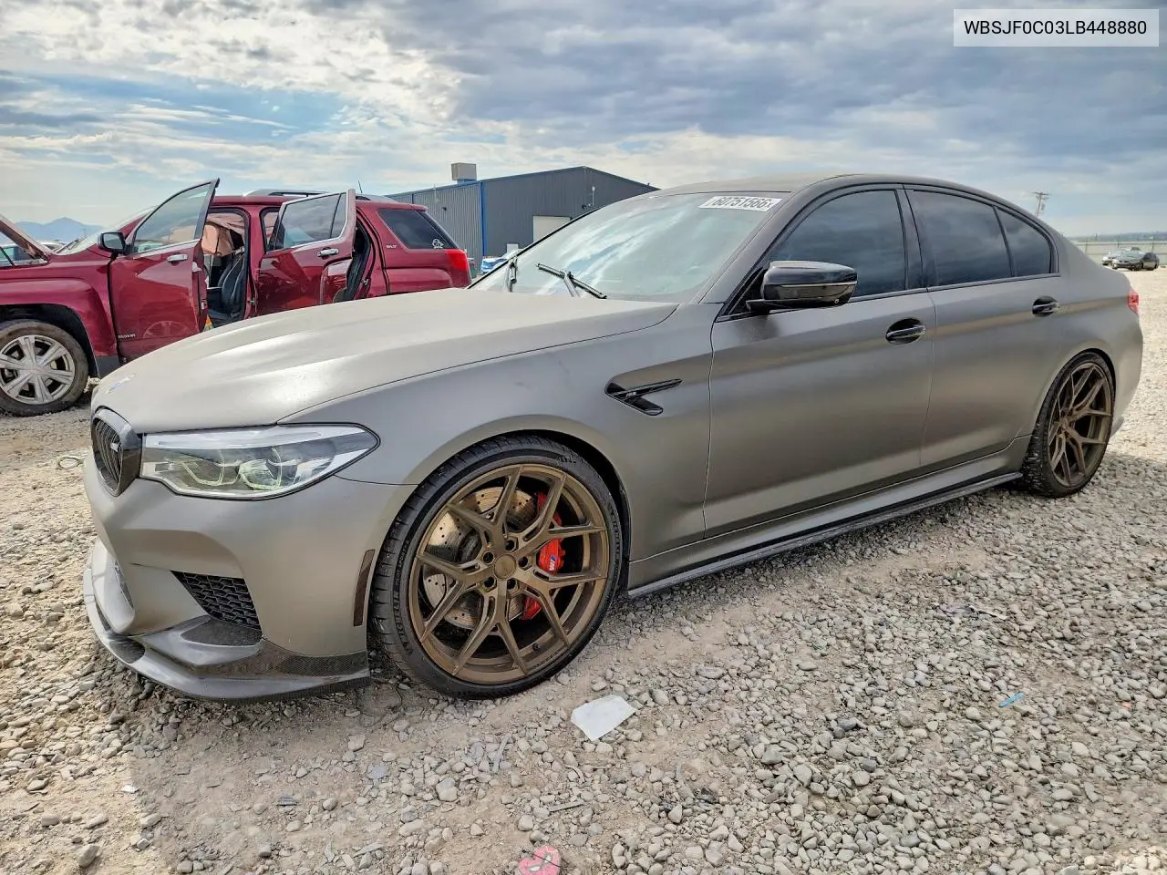 2020 BMW M5 Base VIN: WBSJF0C03LB448880 Lot: 60751566