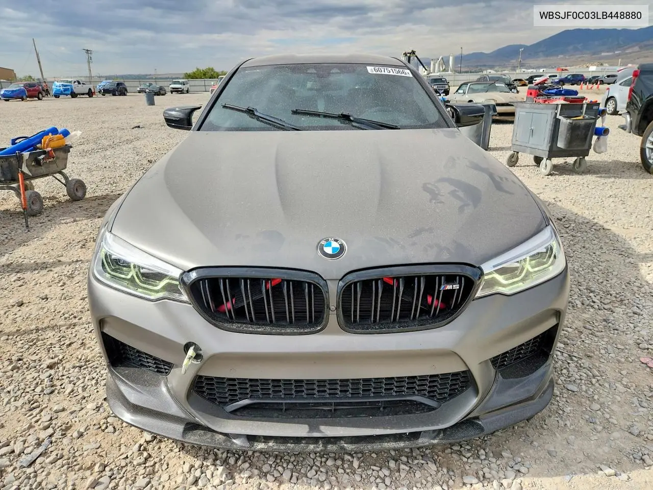 2020 BMW M5 Base VIN: WBSJF0C03LB448880 Lot: 60751566